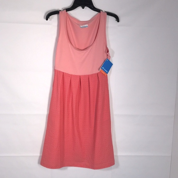 Columbia Omni shade dress Tank top Sun protection New NWT Size XS Coral pink - Picture 1 of 9